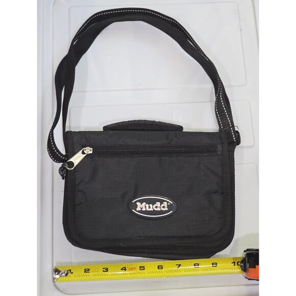 Vintage Mudd Messenger Bag Womens Crossbody Purse Y2K 90s Travel, Make-up, Sm/Md - Picture 1 of 10